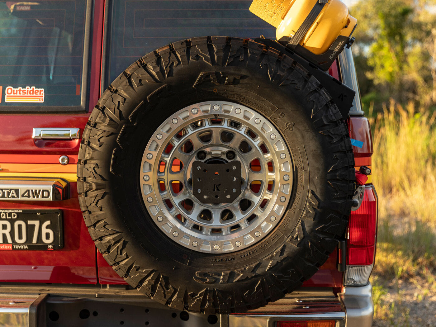 Kaon Spare Wheel Hub Mount - Suits Wheel PCD's 5x139.7, 5x150, 6x139.7 & 6x150